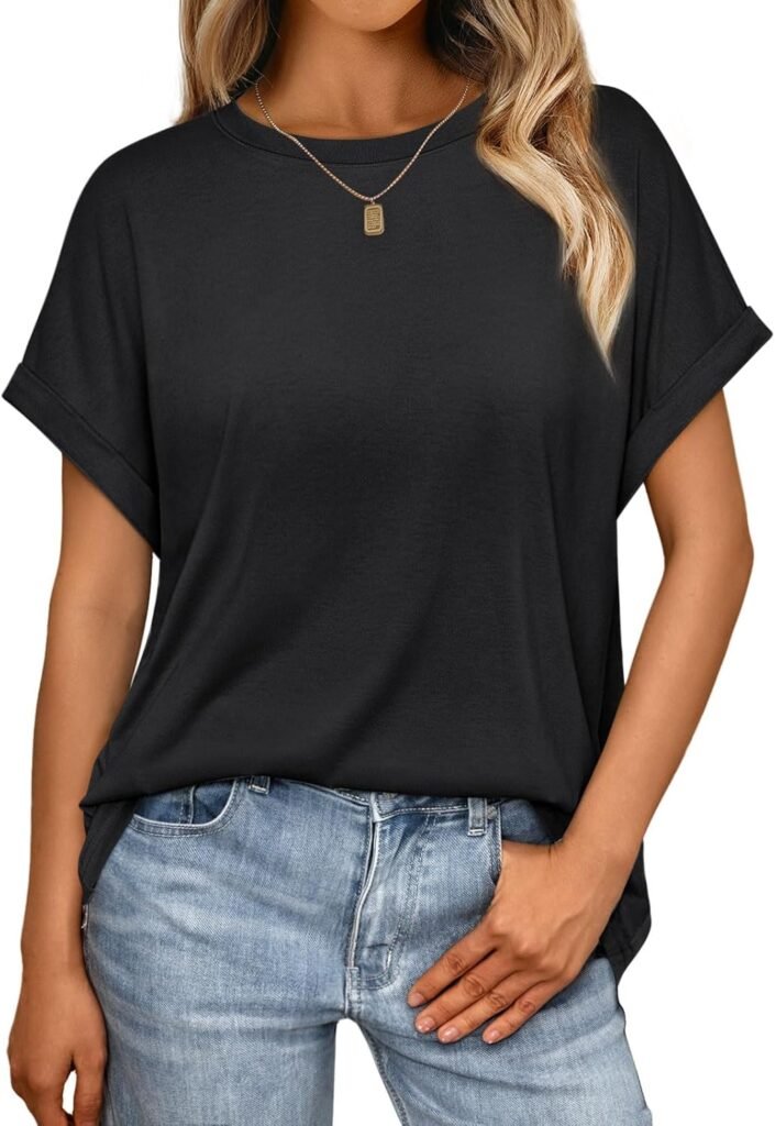 AUTOMET Womens Summer Tops Outfits Spring Casual Dressy T Shirts Workout Clothes Going Out Trendy Vacation Fashion 2025
